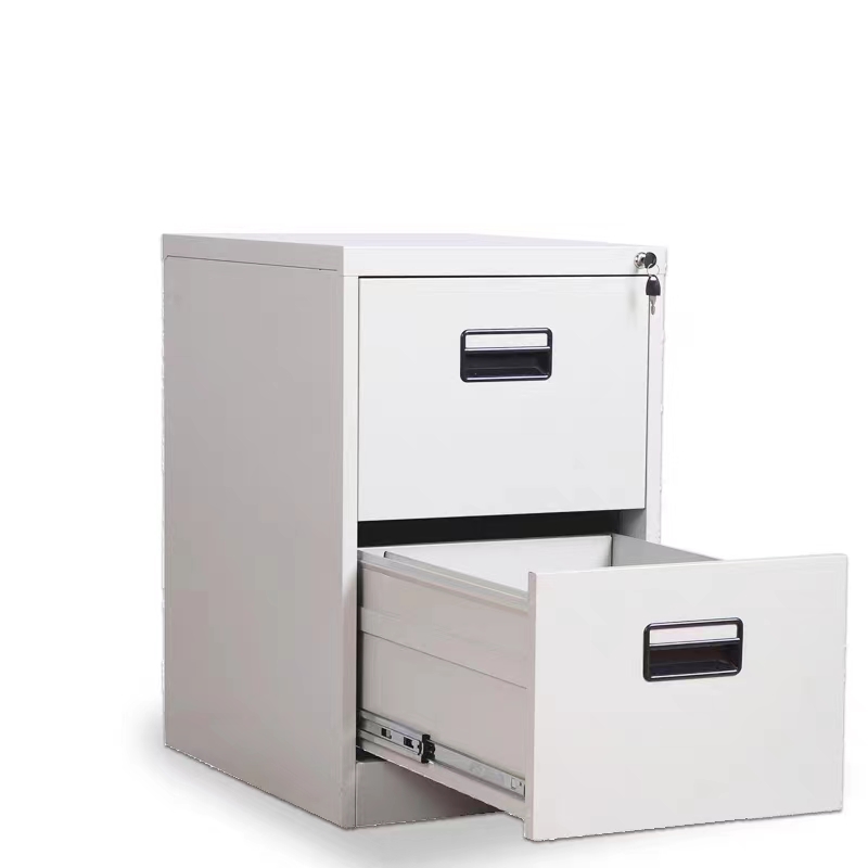 School Office Lockable White Metal 2/3/4 Drawer Card Box File Cabinet Free Combination