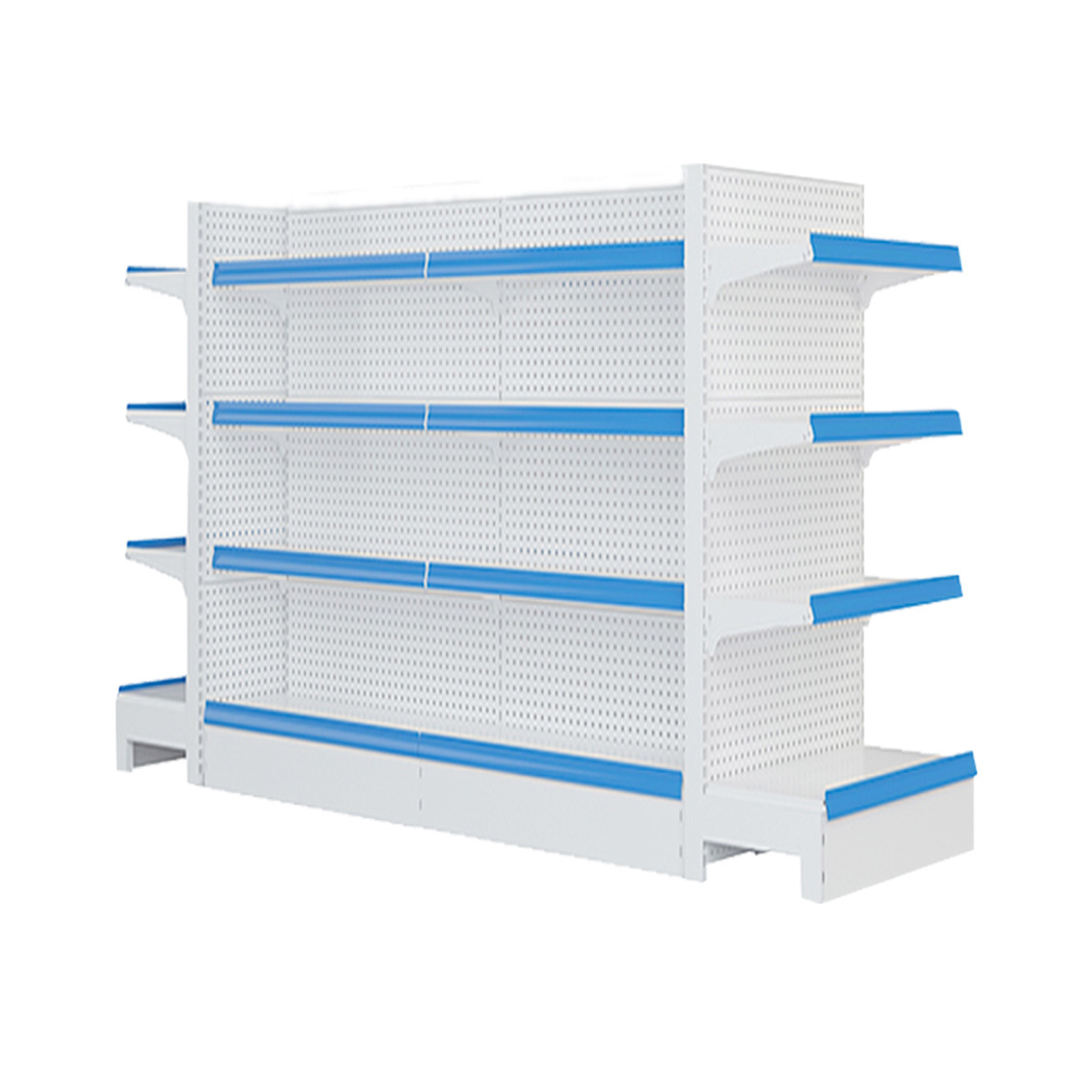 Factory Price Steel Gondola Shelving Steel Supermarket Shelving Retail Display Racks Commercial Rack Shelving Shop Fittings