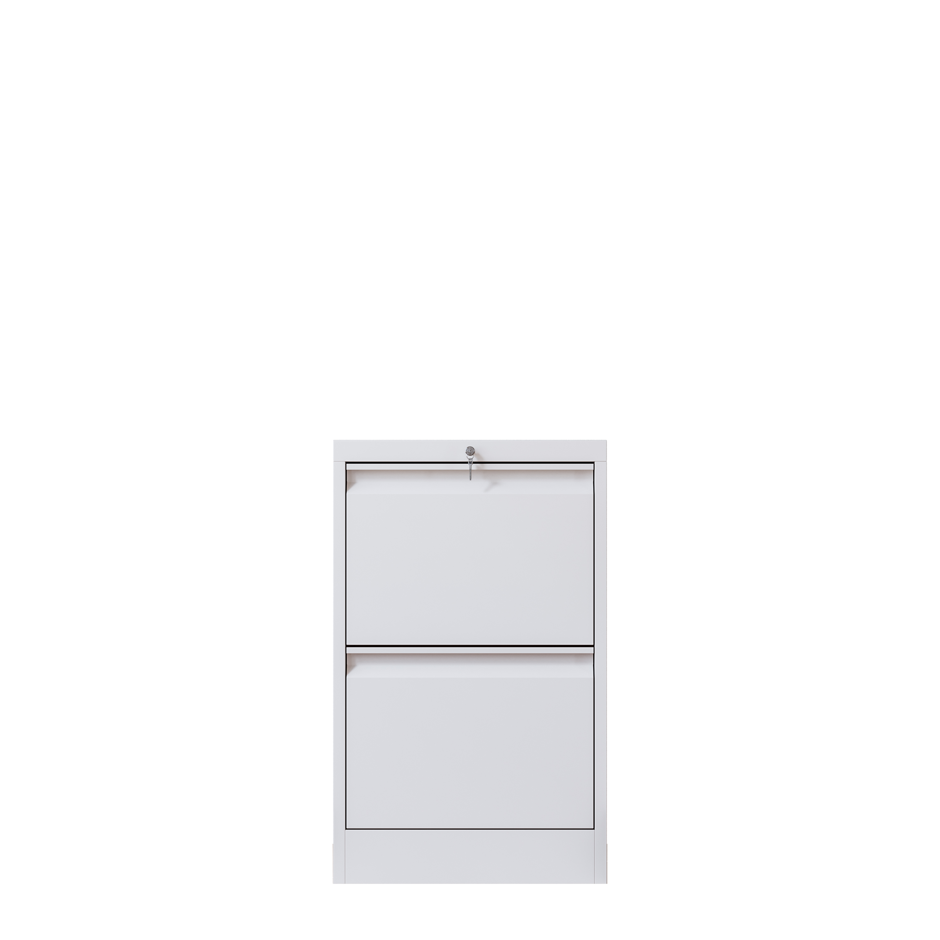 Modular Design White Metal Multiple Drawer Card Box Wide File Cabinet  Lockable