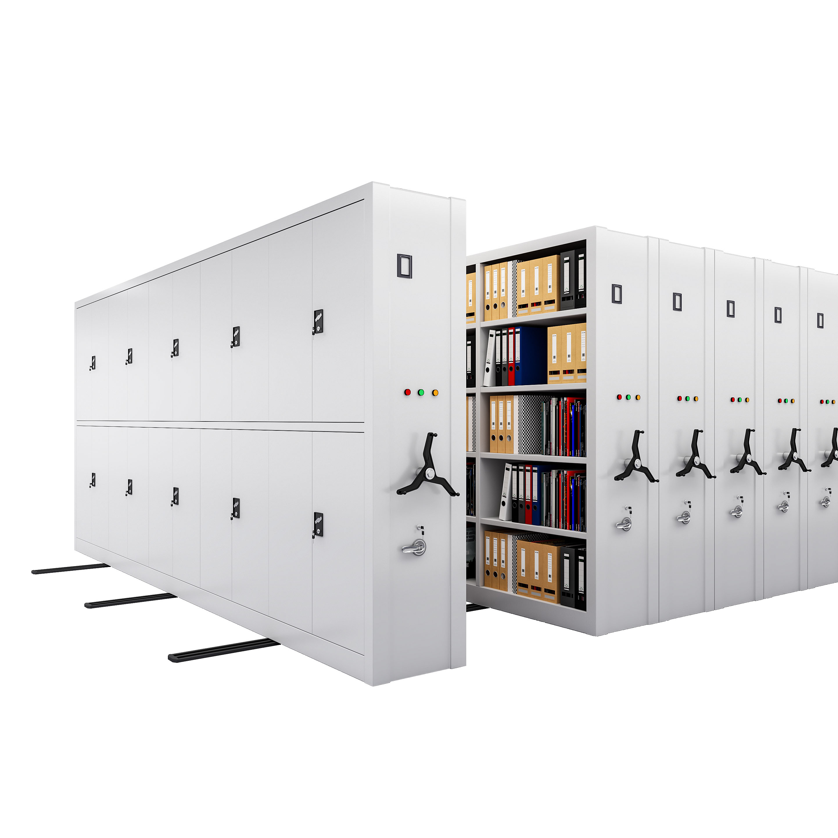Modern Design Mobile Lockable Filing System Commercial Compactor Storage Metal Archive Cabinet Office Outdoor School Warehouse