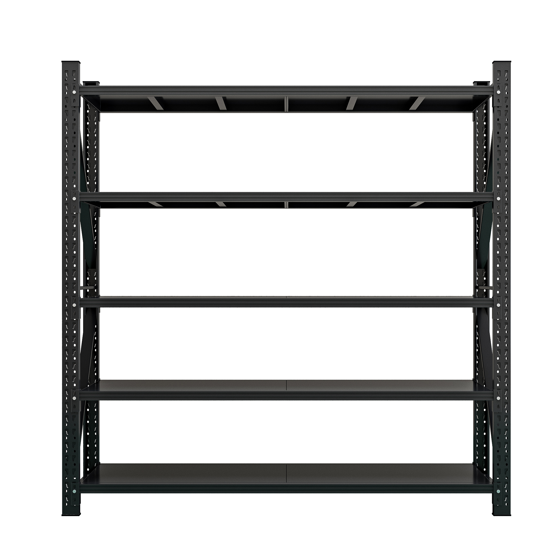 Industrial Shelving Heavy Duty 4 Steel Boltless Rack Storage Estantes Metalicos  Warehouse Stack Selective Steel Pallet Rack