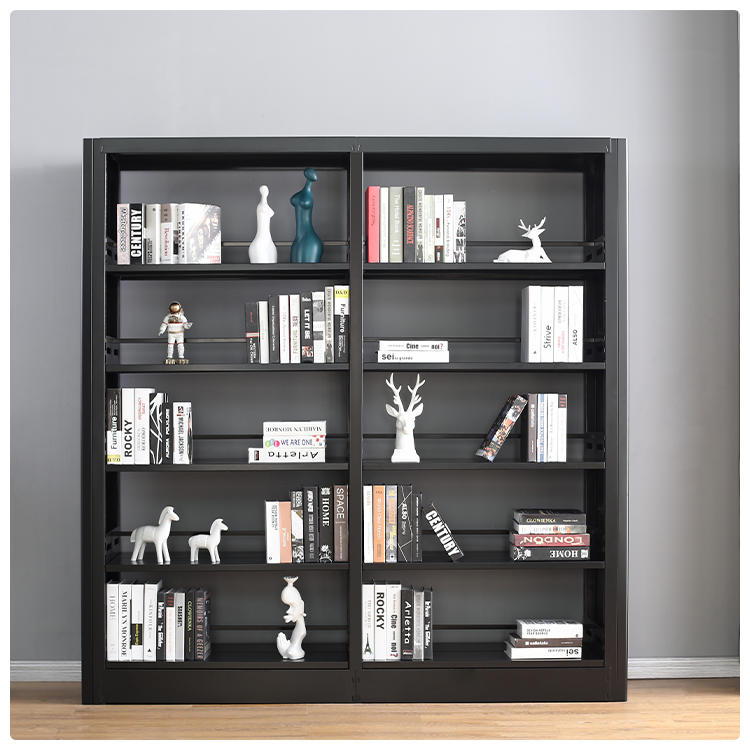 Modern Minimalist Steel Library Bookshelves Multi-layer Storage Racks for Students and Children