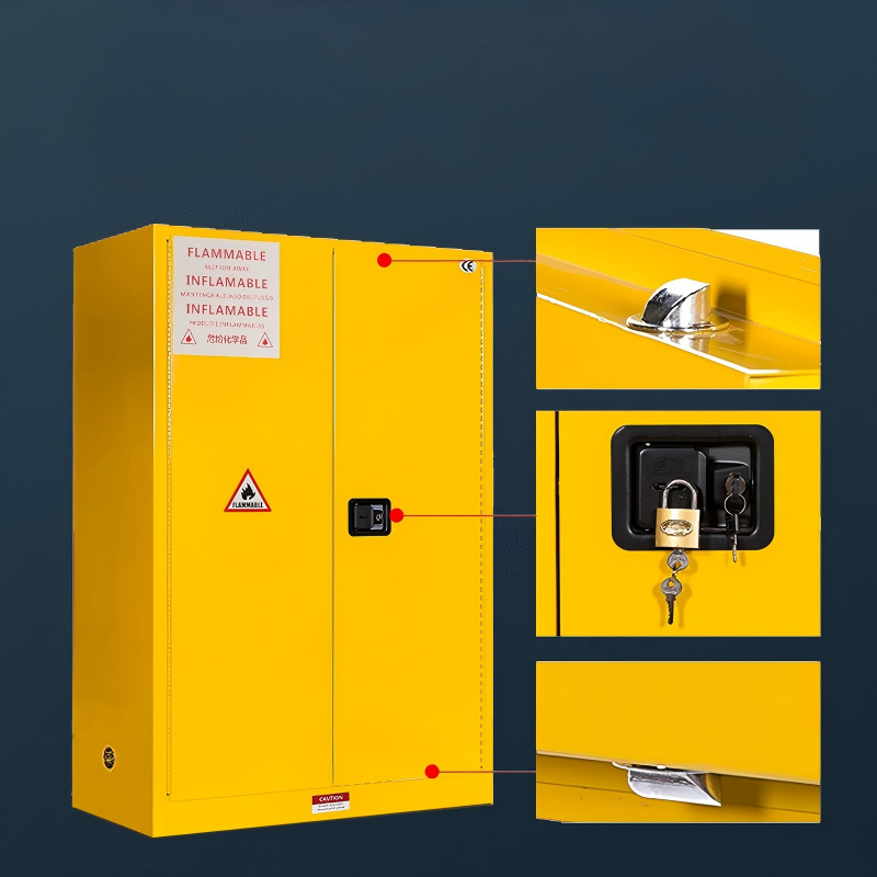 CE Certified Chemical Storage Steel Safety Cabinet Hazardous Substance Storage Cabinet Steel Fireproof Chemical Cabinet