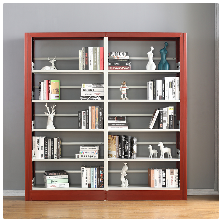 Modern Minimalist Metal Book Shelf Floor-standing Wrought Iron Bookcases & Bookshelves