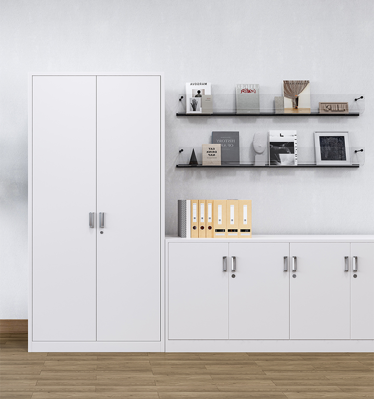 Steel Lockable 2-Key Lock Modern Design Durable Space-Saving Large Capacity Commercial Filing Cabinet for Hotel Office School