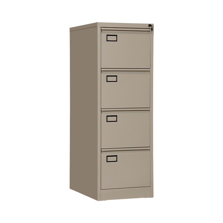Lockable Metal 2/3/4 Drawer Filing Cabinet Modern Design Adjustable Shelving Durable Eco-Friendly Construction Commercial Key