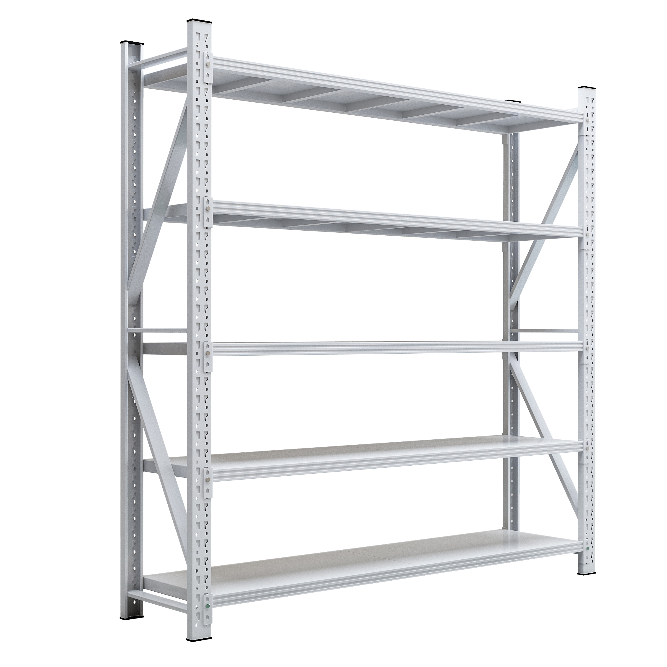 Adjustable Industrial Shelving Rack Heavy Duty Storage Rack Boltless Design Customized Racking System