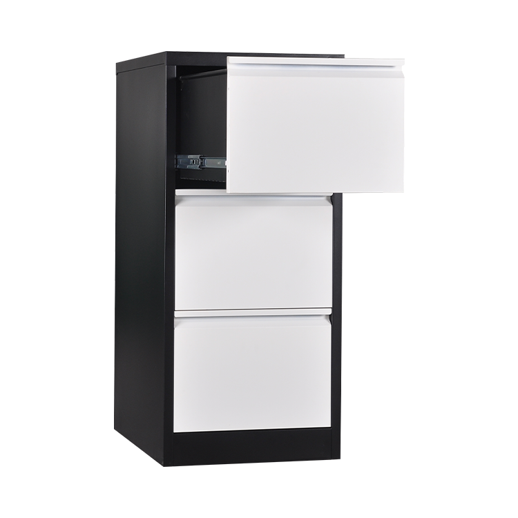 Lockable Metal 2/3/4 Drawer Filing Cabinet Modern Design Adjustable Shelving Durable Eco-Friendly Construction Commercial Key