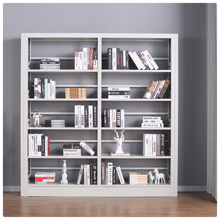 Modern Metal Bookshelf Magazine Periodical Storage Rack with Large Capacity and Durable Design for Home Office School Library