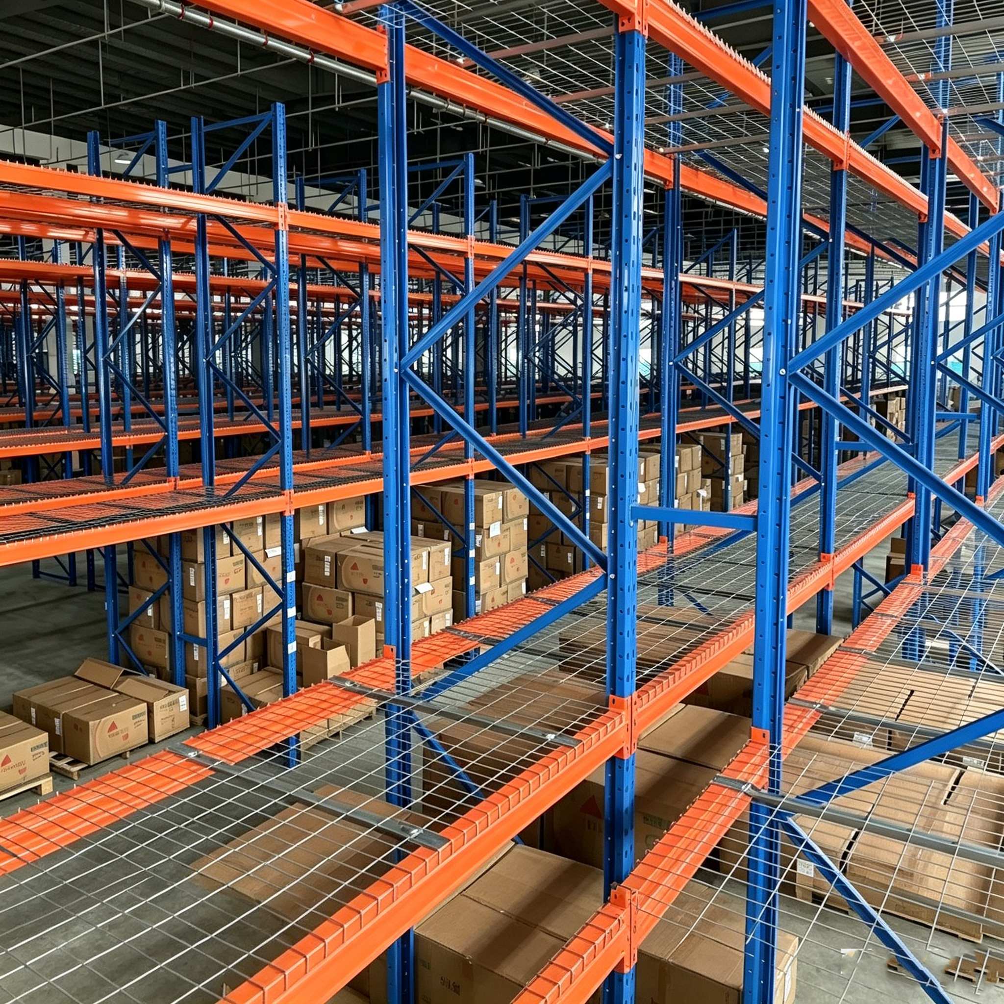 Heavy Duty Storage Pallet Racking Anti-Corrosion Warehouse Rack Adjustable Steel Q235B Pallet Rack with ISO/CE Certification
