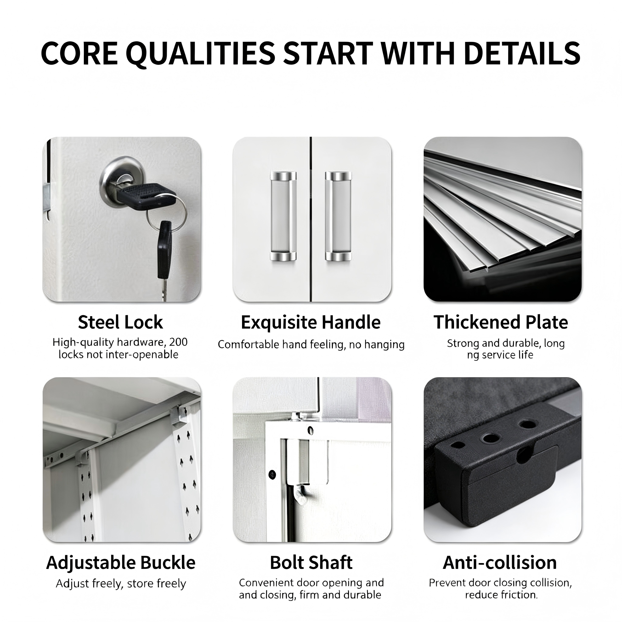 Fireproof Iron Office Cabinet Durable Metal File Cabinet Office Storage Cabinet Steel Filing Cabinet with Safety Locker
