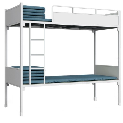 Adjustable Twin Size Modern Metal Bunk Bed Frame with High/Low Profiles for School and Hotel Dormitories