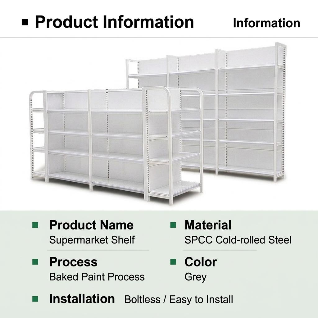 Light Duty Supermarket Shelves Retail Display Shelves Metallic Supermarket Rack Jewelry Display Stand Commercial Rack Shelving
