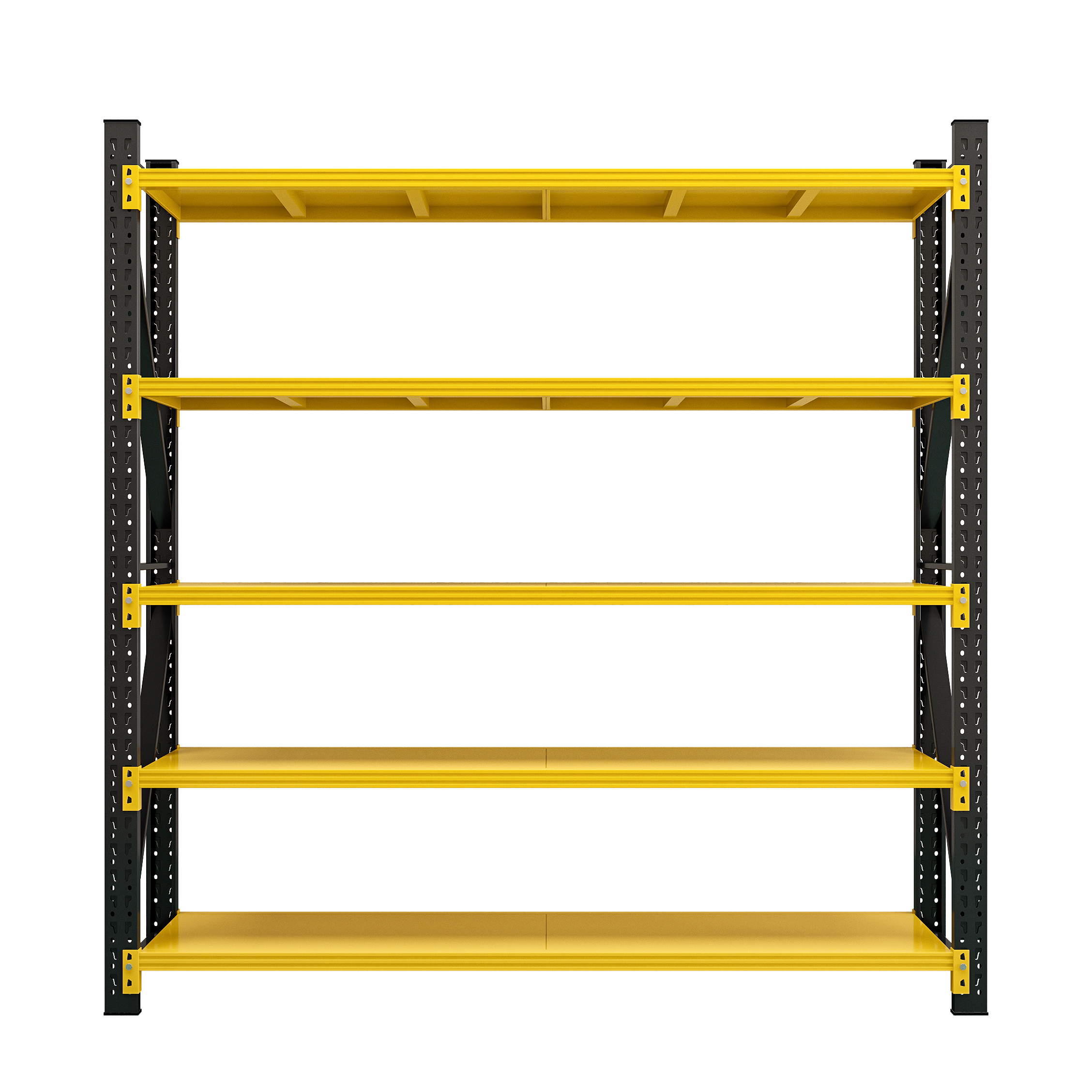 Heavy Duty Storage Shelves Boltless Garage Storage Rack 4 Layers Warehouse Storage Rack Steel Stacking Shelves Stacking Rack