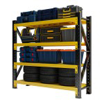 Industrial Rack Heavy Duty Metal Stacking Shelves Heavy Duty Storage Shelves 100kg - 500kg Metal Warehouse Storage Rack