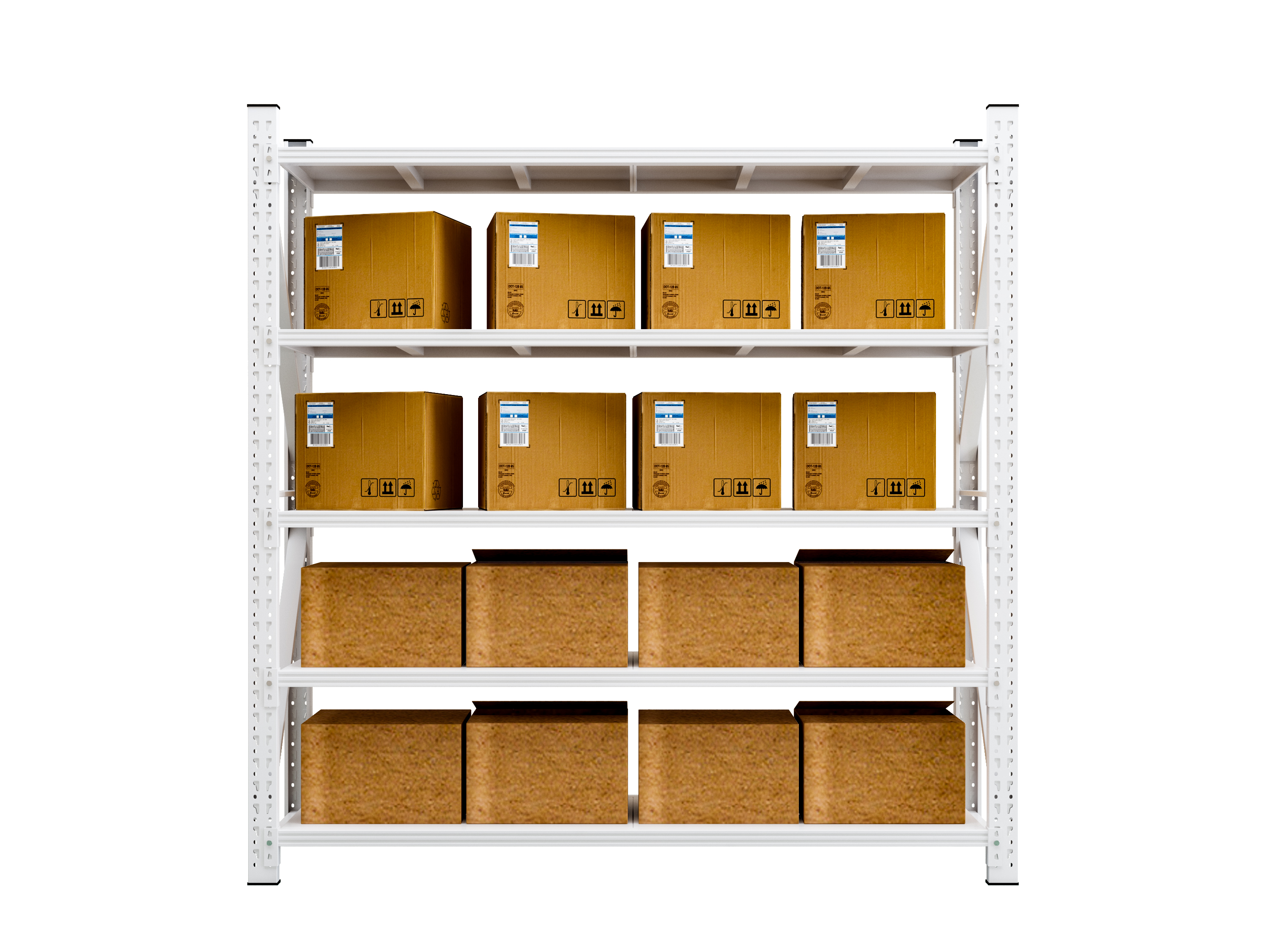 Industrial Storage Rack Heavy Duty Shelving System Adjustable Customized Metal Rack Warehouse