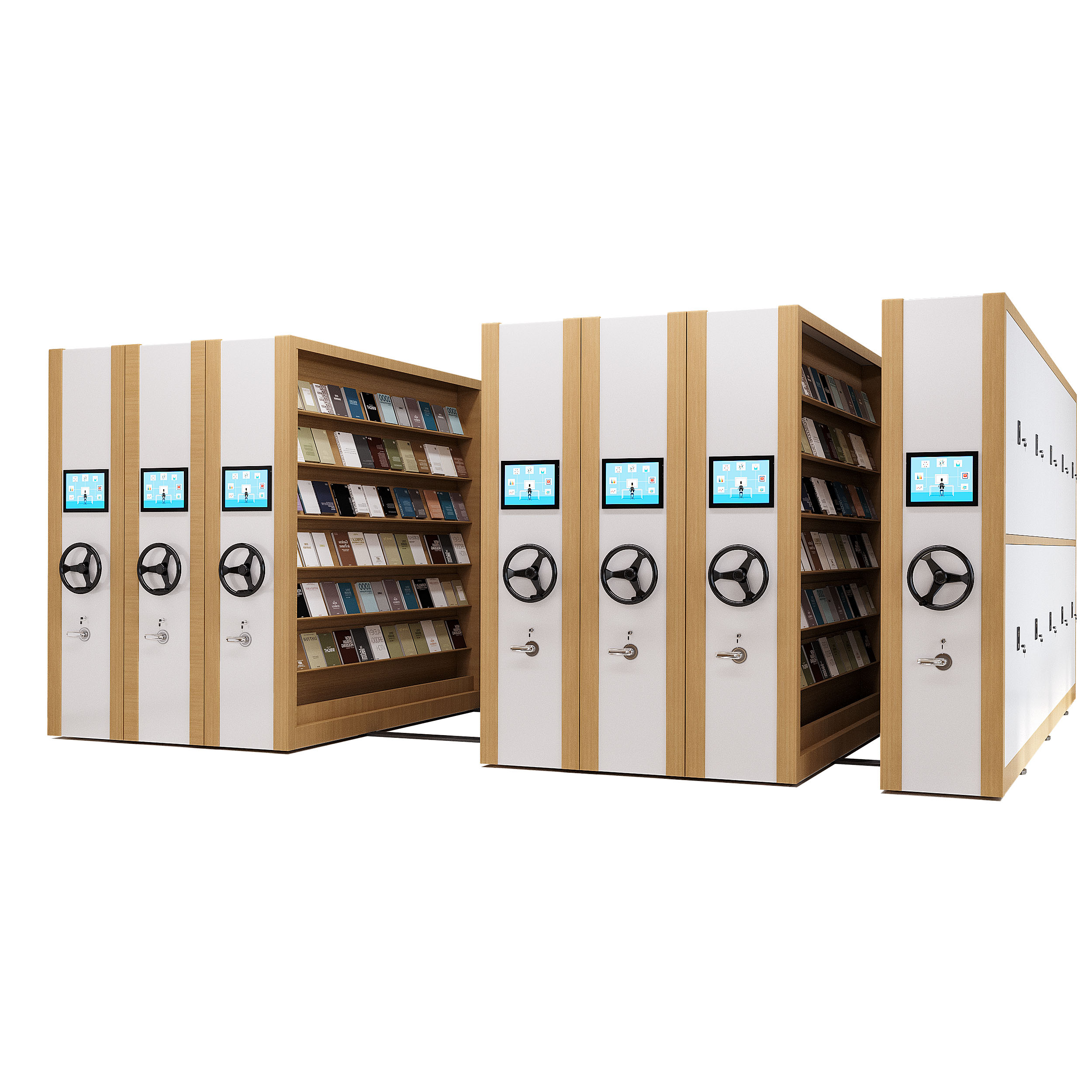 Modern Steel Mobile Compact File Cabinet Office Library Furniture Movable Shelving Archives Compactor System Dense Racks
