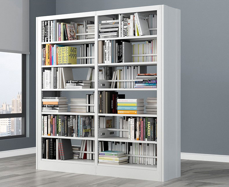 User-friendly Assembly Metal Book Shelf Book Store Iron Bookcases & Bookshelves