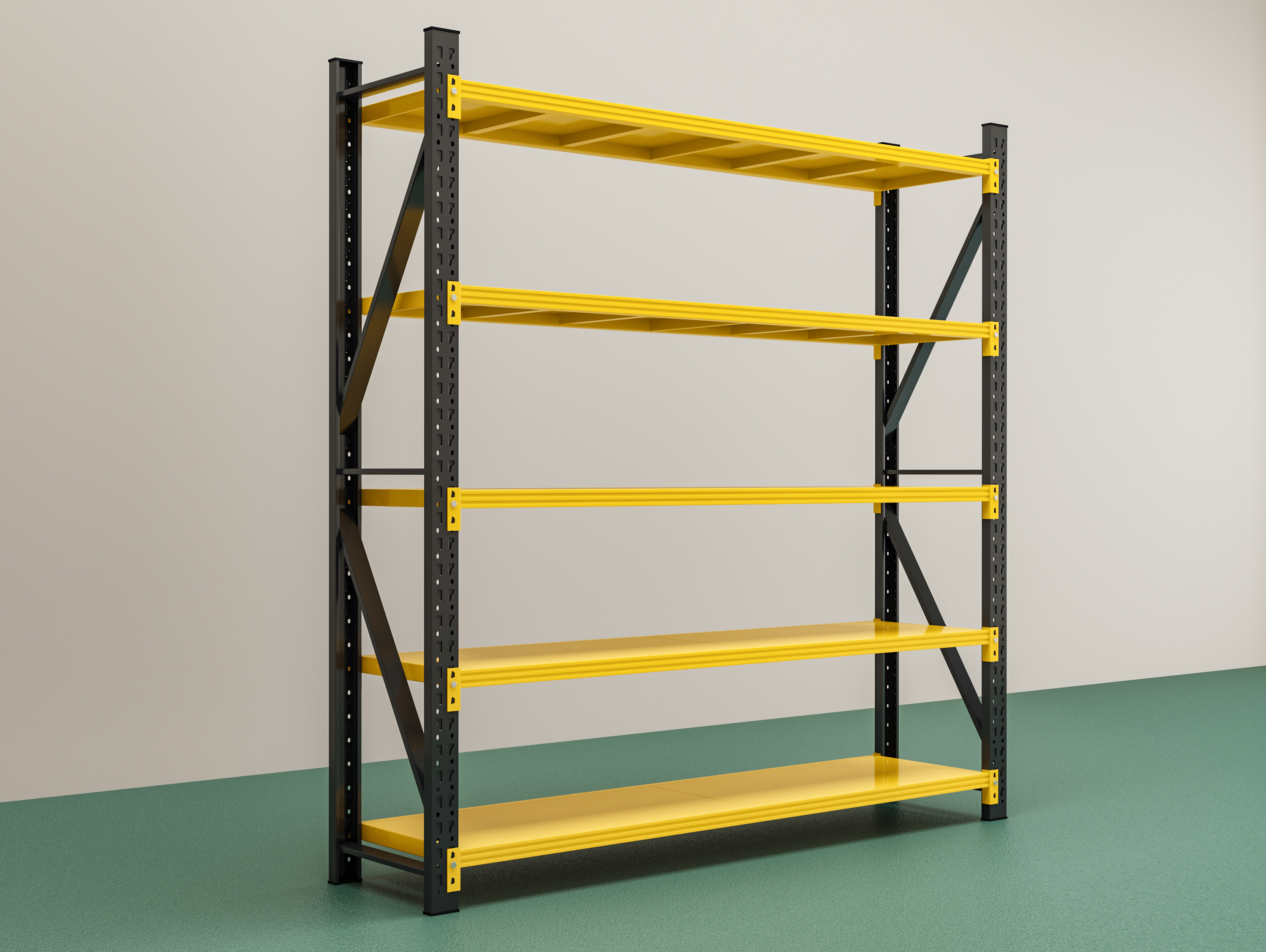 Industrial Storage Rack Heavy Duty Shelving System Adjustable Customized Metal Rack Warehouse