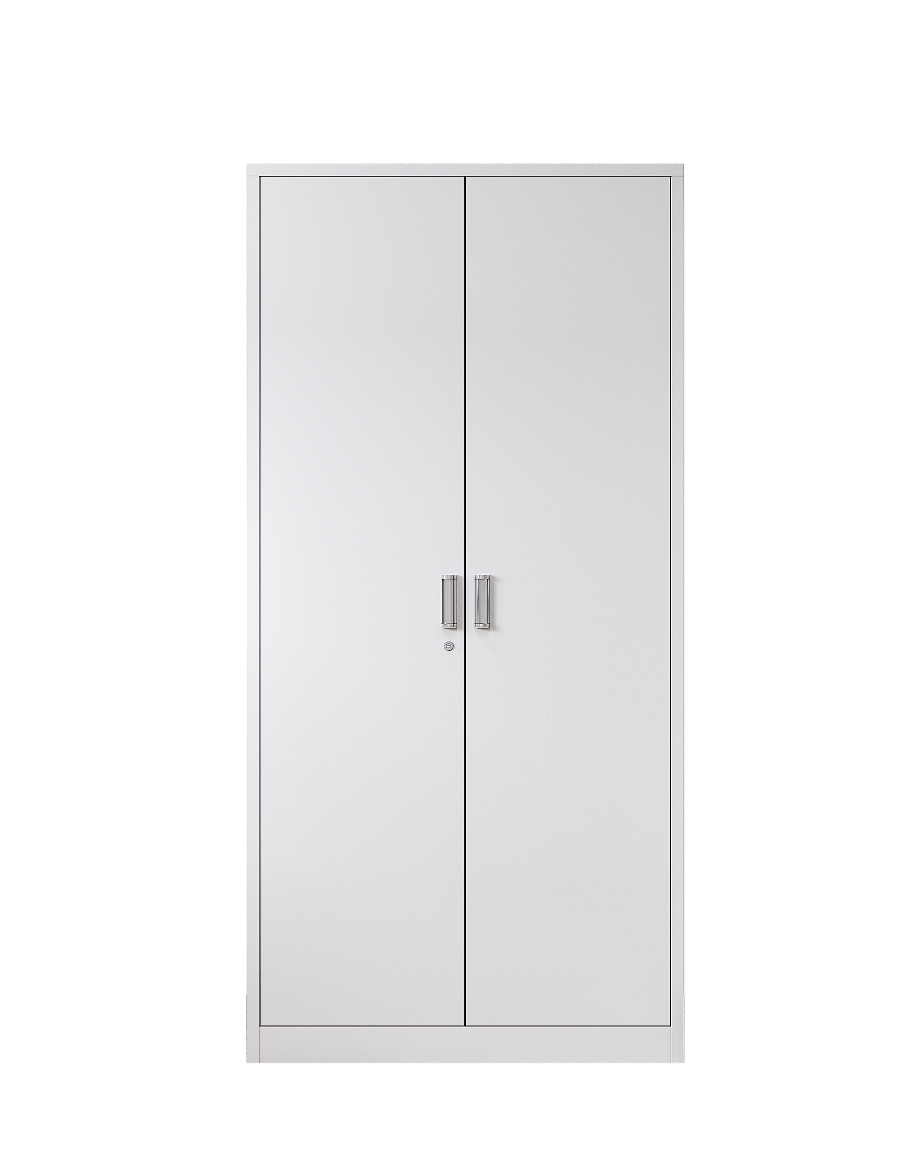 2 Door Metal Storage Cabinet Steel Tall Filing Cabinet with Adjustable Shelves,Steel Locker for Warehouse Garage Home Office