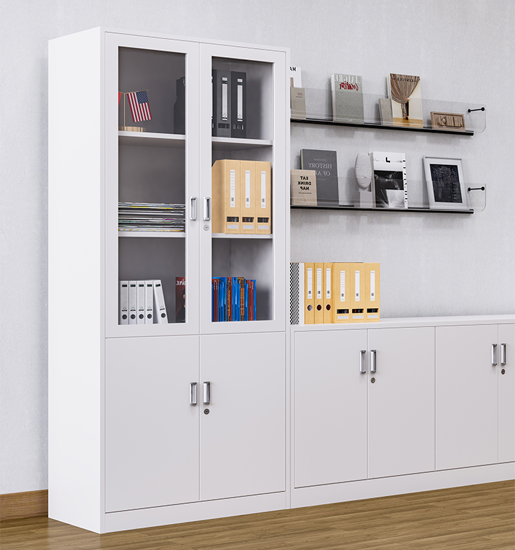 Modern Multi-Functional Movable Metal Steel Filing Cabinet Key Lock Eco-Friendly Large Capacity for Office Home Commercial Use