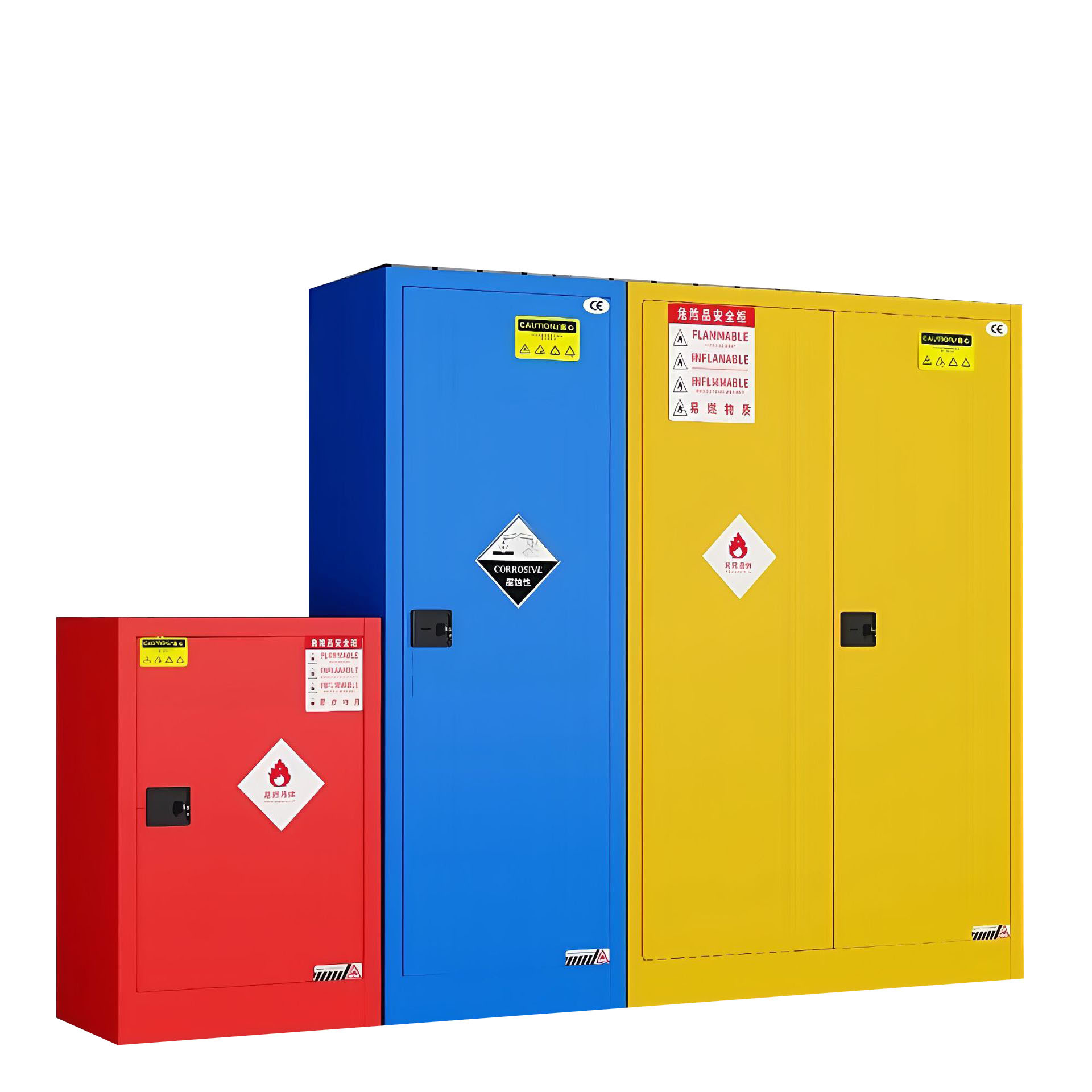 Laboratory Steel Flammable Liquid Cabinet Dangerous Chemical Steel Storage Cabinet Industrial Chemical Safety Cabinet