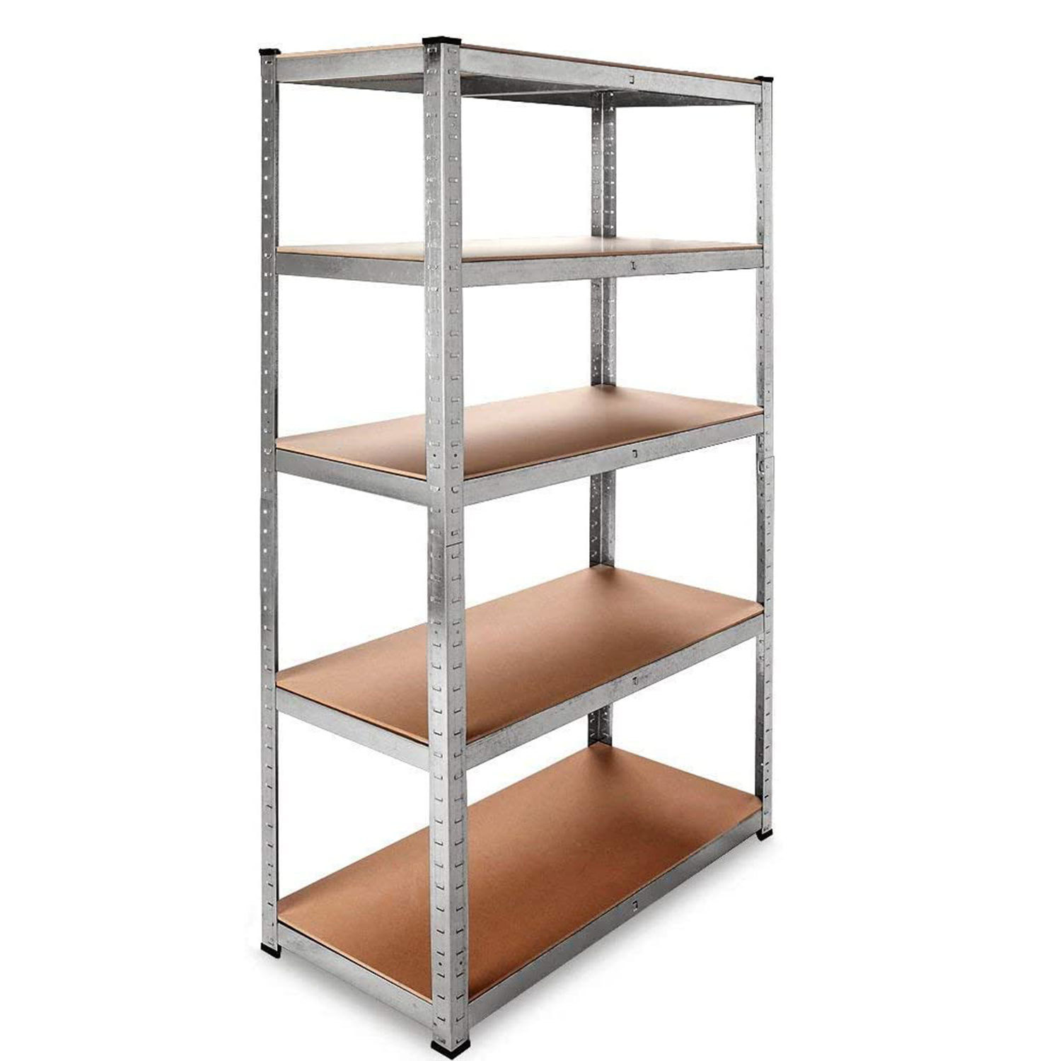 Boltless Metal Shelving Steel 5-Tier Boltless Shelving Adjustable Height Metal Shelves Kitchen Storage Shelving Display Rack