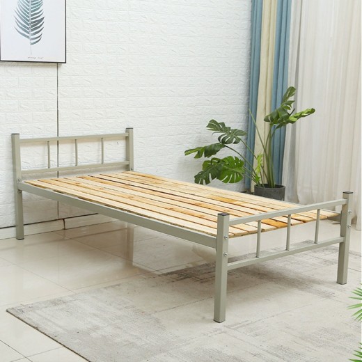 Heavy Duty Steel Double Bunk Bed | Durable Metal Frame for Dormitory School Home Bedrooms | Modern Space-Saving Design