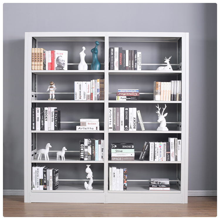 Multi-layer Certificate Exhibit Metal Bookcases Modern Minimalist Steel Office Bookshelves
