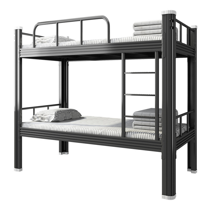 Metal Bunk Bed Frame | Twin Size Space Saving Dormitory & School Iron Bed