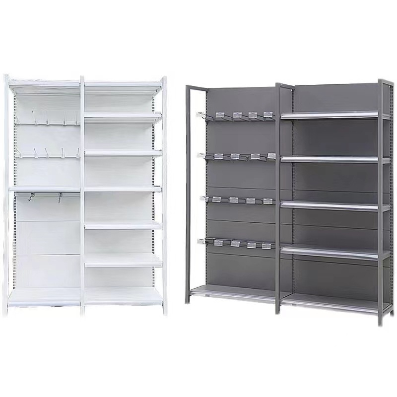 Commercial Steel Supermarket Shelving Grocery Retail Warehouse Commercial Rack Shelving Metal Boltless Supermarket Display Rack