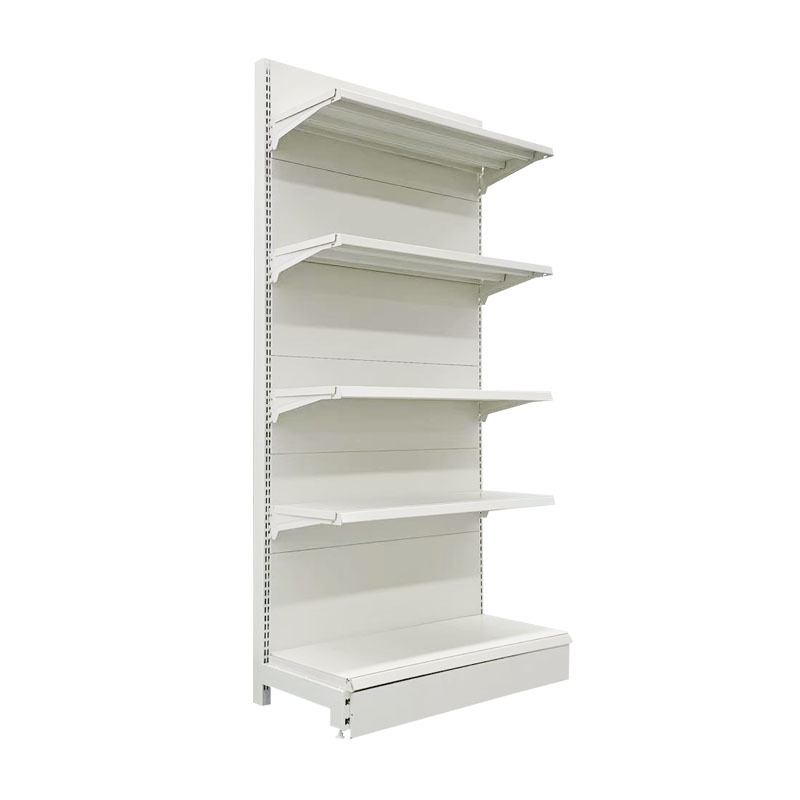 Custom Metal Store Rack Heavy Duty Steel Supermarket Shelves Snack Convenience Store Gondola Racks Double Sided Display Racks