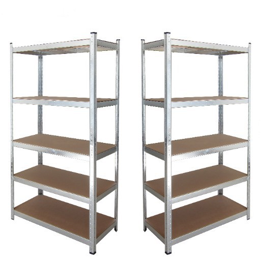 5 Layer Steel Boltless Racking Household Use Light Duty Shelving Garage Display Shelf Galvanized Shelf Industrial Tacking Rack