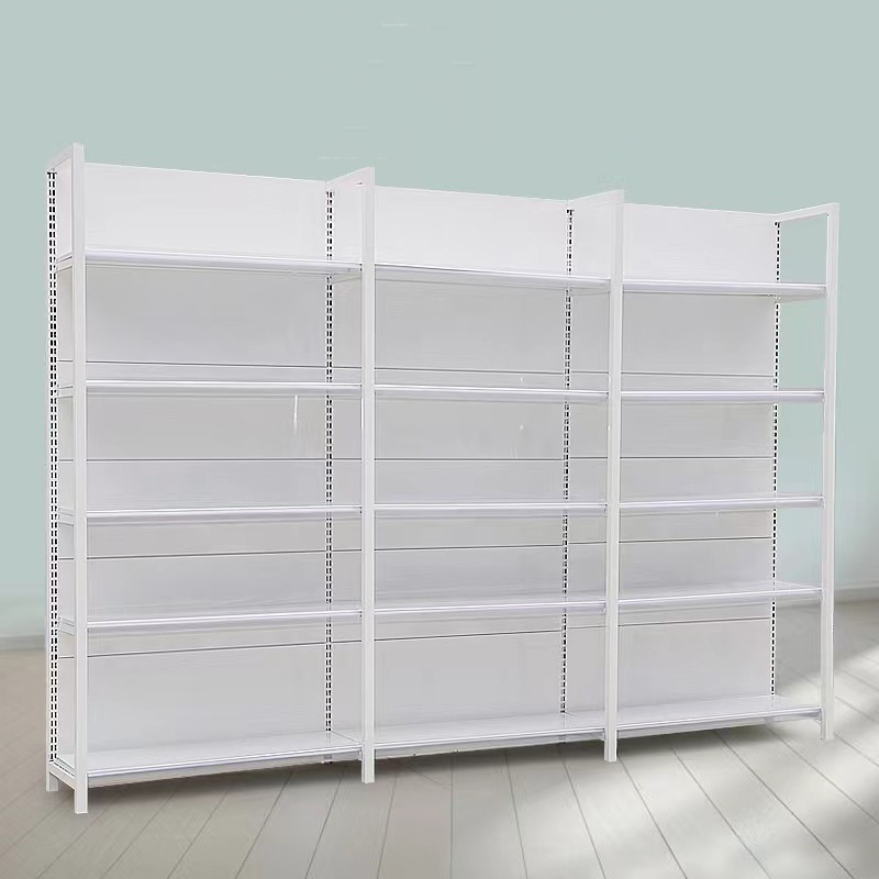 Commercial Steel Supermarket Shelving Grocery Retail Warehouse Commercial Rack Shelving Metal Boltless Supermarket Display Rack