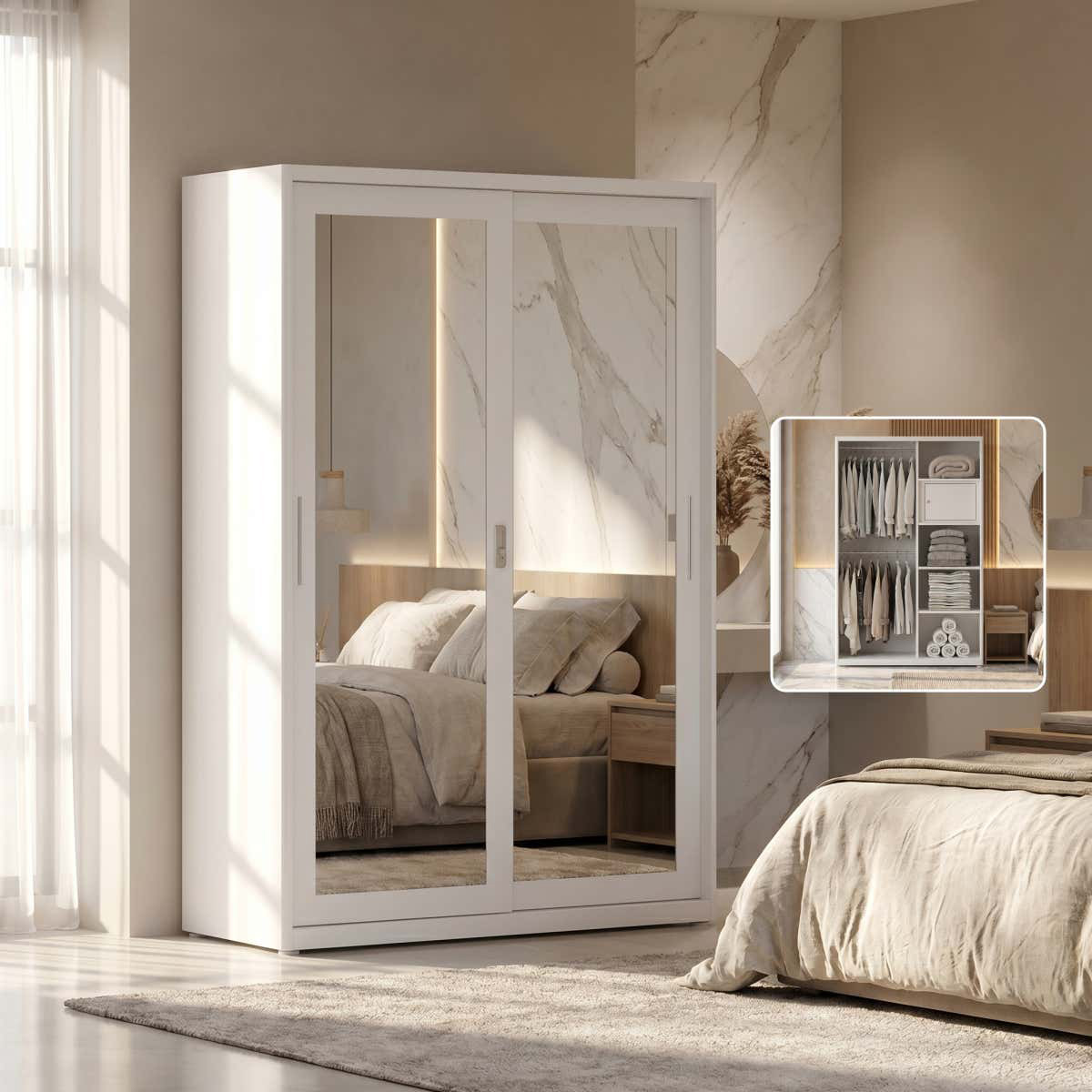 Sliding Door Wardrobe Metal Printed Closet Steel Storage Closet Cabinet Pattern Printing Wardrobe Modern Wardrobe Almari Besi