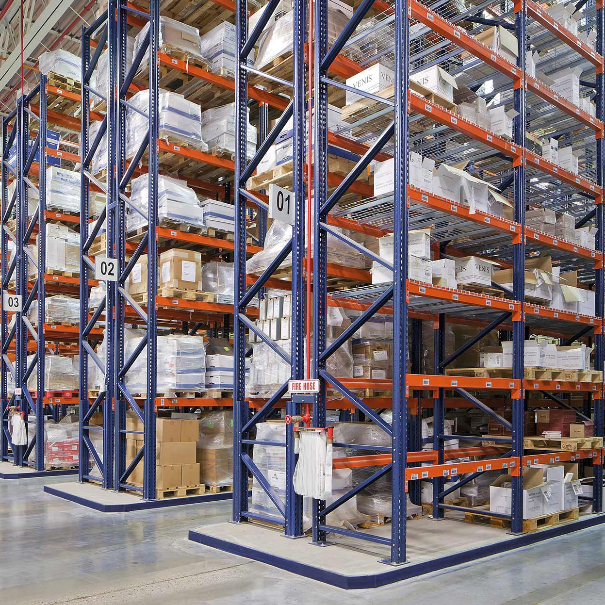 Storage Pallet Racking Adjustable Storage Rack Warehouse High Density Drive-in Pallet Racking for Cold Storage & Logistics