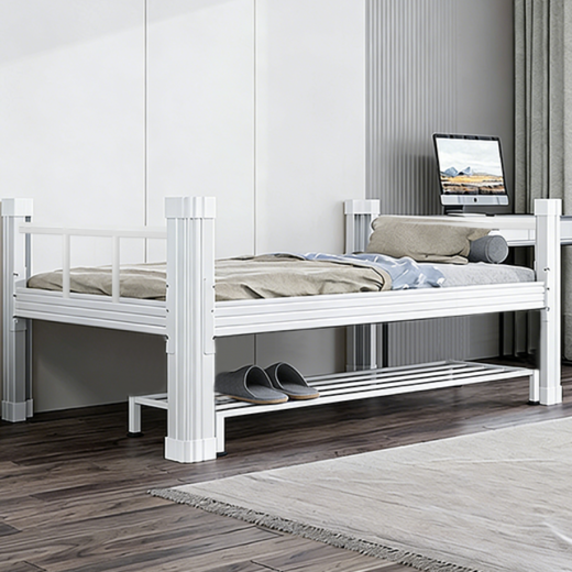 Heavy Duty Steel Double Bunk Bed | Durable Metal Frame for Dormitory School Home Bedrooms | Modern Space-Saving Design