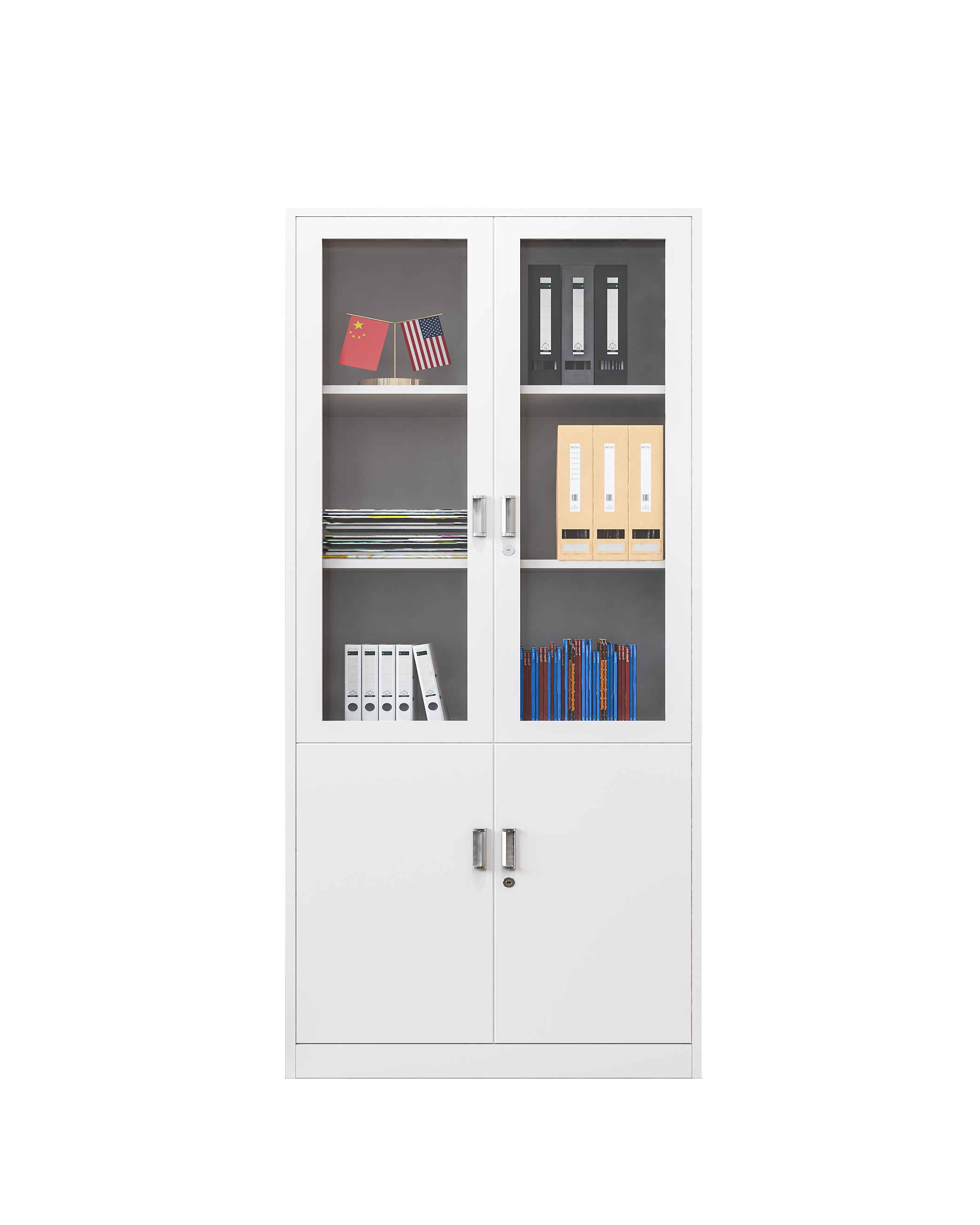Steel-made Filing Cabinet File Organizing and Storage Cabinet Floor-standing Data Carrying Drawer Filing Cabinet