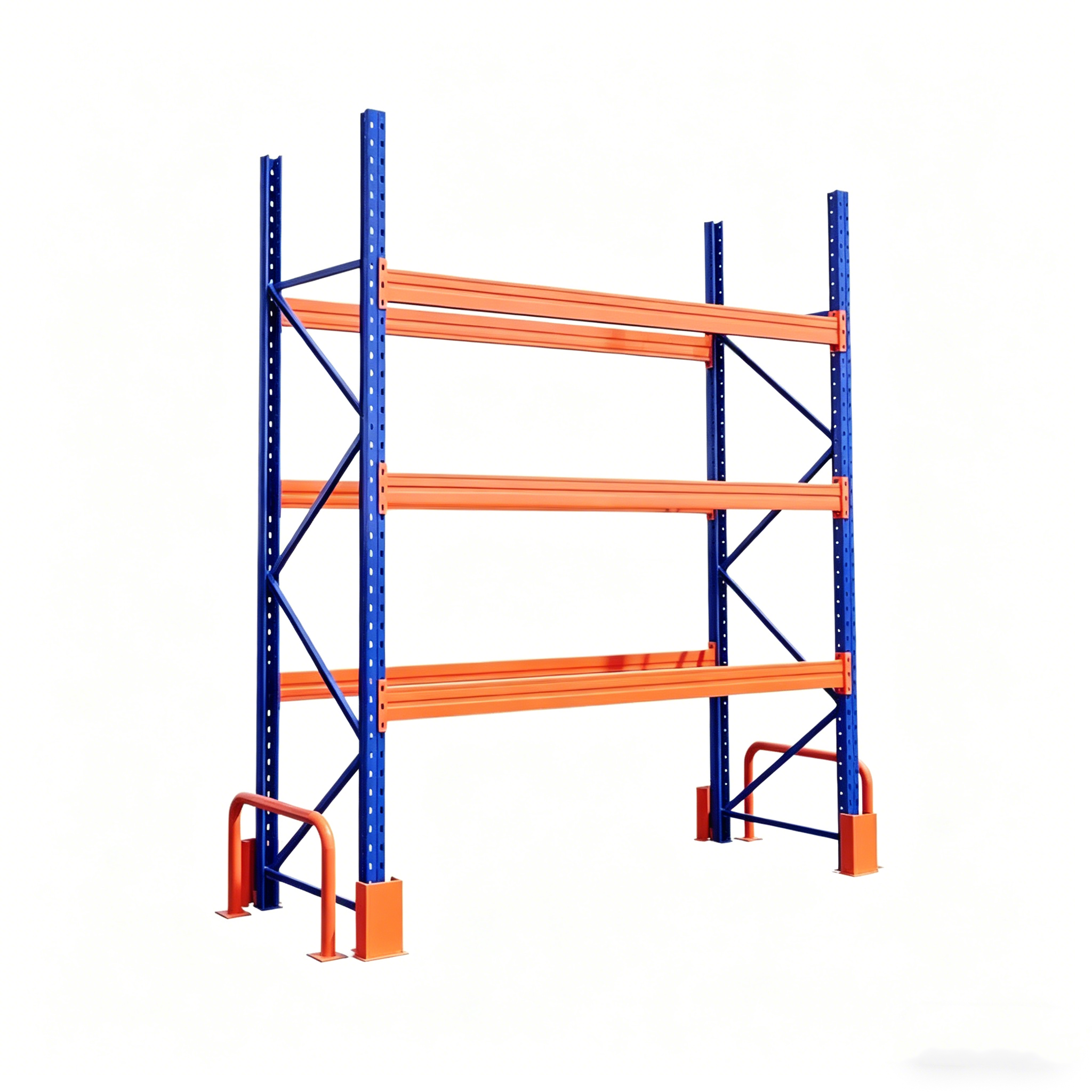 Heavy Duty Steel Racking Metal Boltless Rack Teardrop Selective Storage Pallet Racking for Industrial Warehouse Solutions