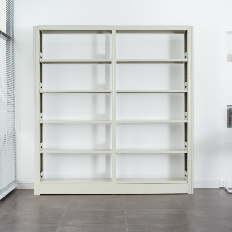 Modern Metal Bookshelf Magazine Periodical Storage Rack with Large Capacity and Durable Design for Home Office School Library