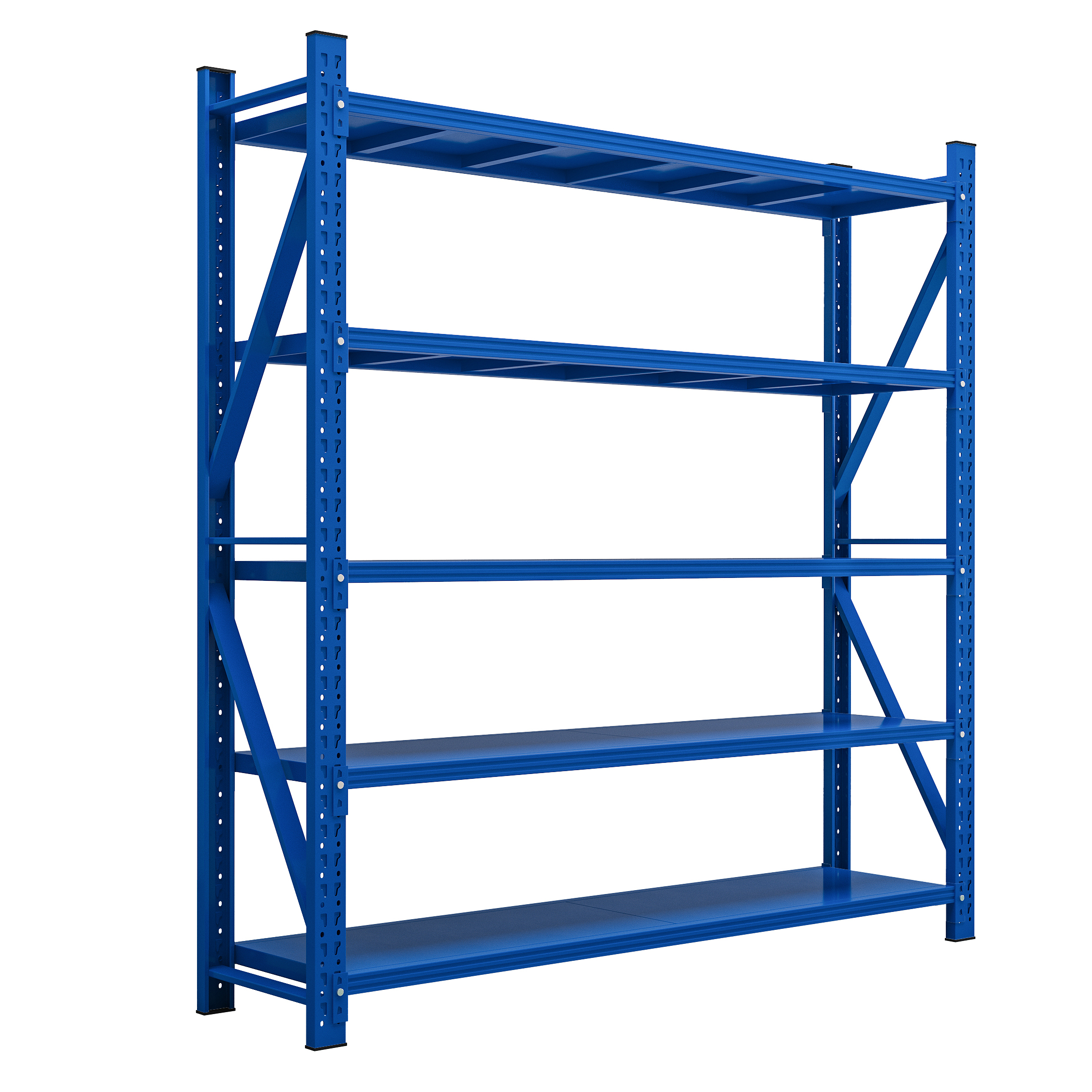Adjustable Cold-rolled Steel Heavy Duty Selective Pallet Rack Boltless 200-500kg/Layer Removable Custom