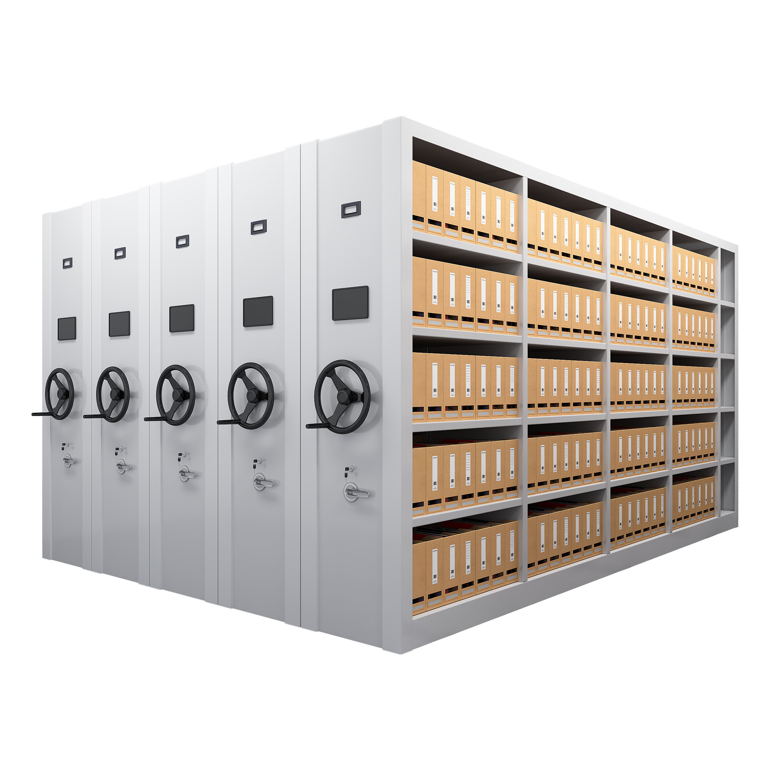 Metal Mobile Compactor Shelving Steel Storage Space Saving Archive Filing Cabinet Modular Durable Large Lockable Home Office