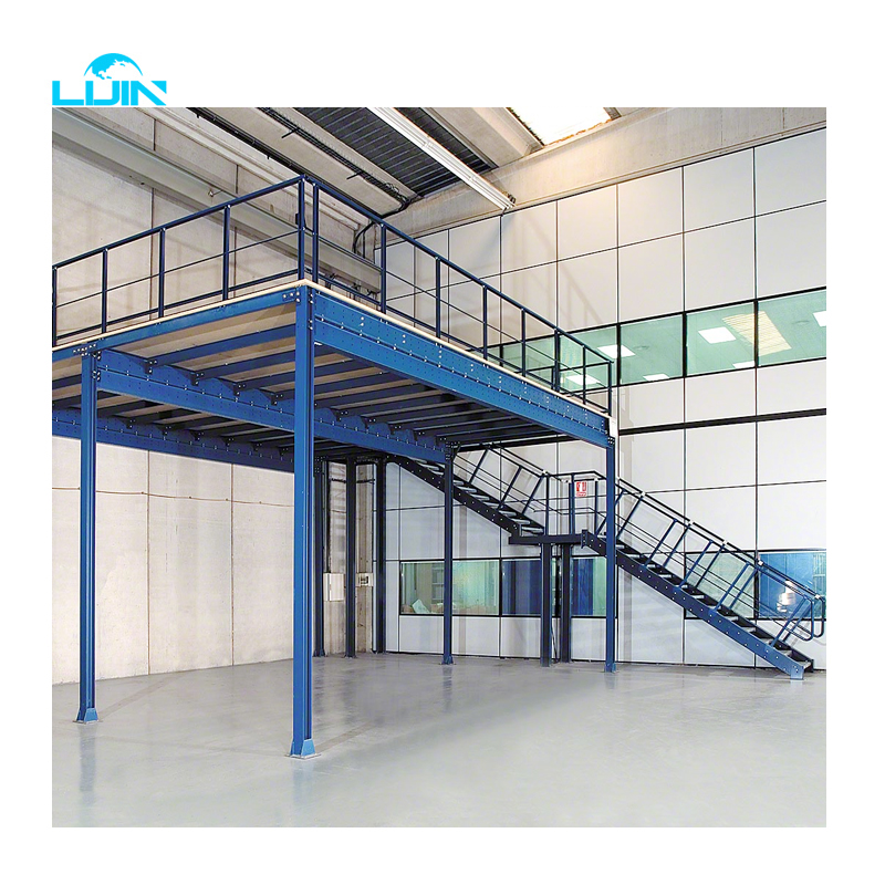 High Capacity Mezzanine Floor Heavy Duty Structural Steel Platform For Warehouse
