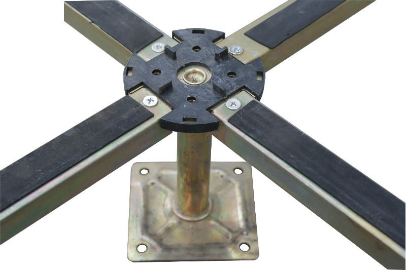 Industrial Design Galvanized Steel Raised Access Floor Pedestals-Durable Water Resistant Easy Installation for Office Buildings