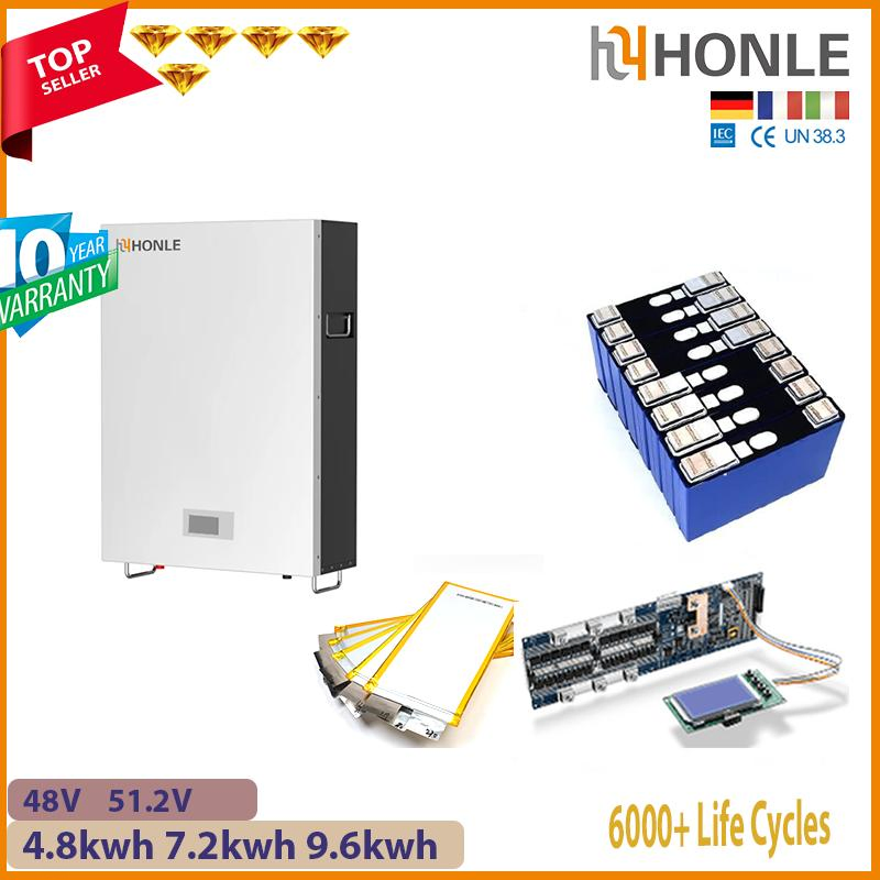 2025 Advance Solar Energy Storage Battery 48V 2.4kwh 5kwh 10kwh 5oah 100ah 200ah Home Power Wall Battery LiFePO4 Wall Mounted Lithium Battery Pack