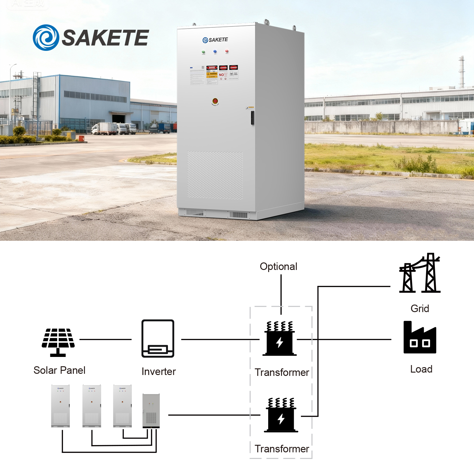 Custom ESS 215kWh 261kWh 1MWh 20ft 40ft Lifepo4 Battery 500kw Cabinet Commercial Solar Energy System Container for Hospital