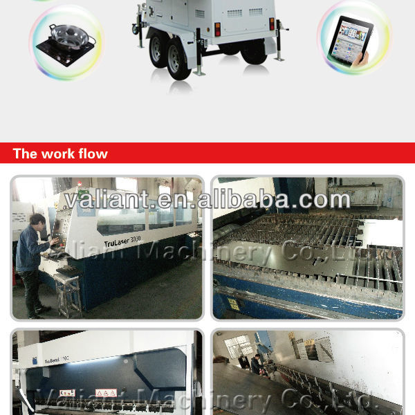 Solar Power Trailer Systems Mobile Power Supply Stations