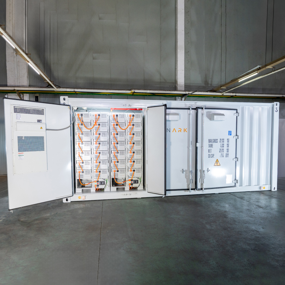 Sunark Lifepo4 Battery Container Ess 400V 500KWH 1MWH Solar Battery Energy Storage System For Commercial Industrial Solar System
