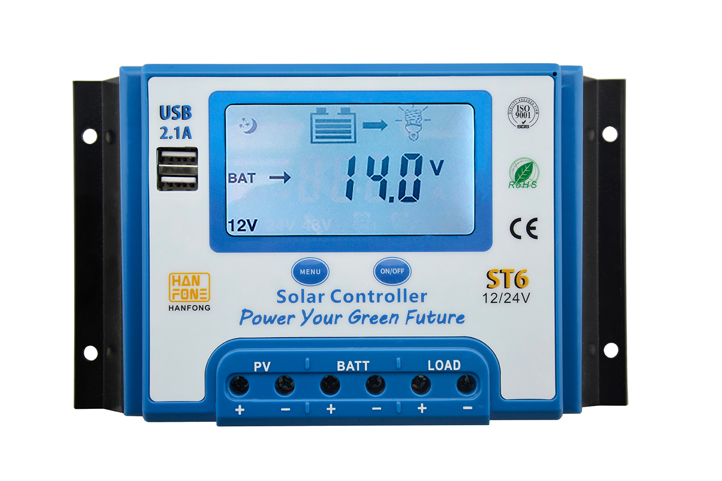 China Manufacturer Solar Controller 10A 20A 30A 40A Panel Battery Power PWM Solar Charge Controller