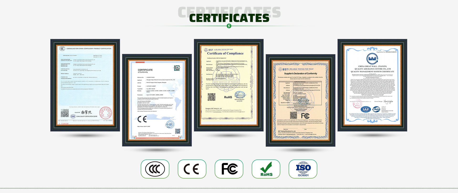 Product Quality Certifications